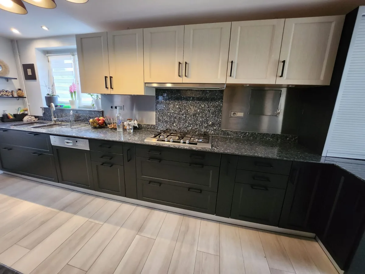 Covering façades de cuisine — résultat après rénovation