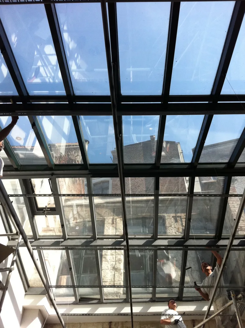 Film solaire verrière — Magasin IKKS, Lille